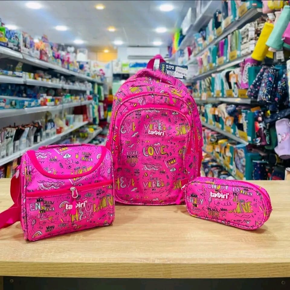 Sac à Dos fillette 3 Pièces
