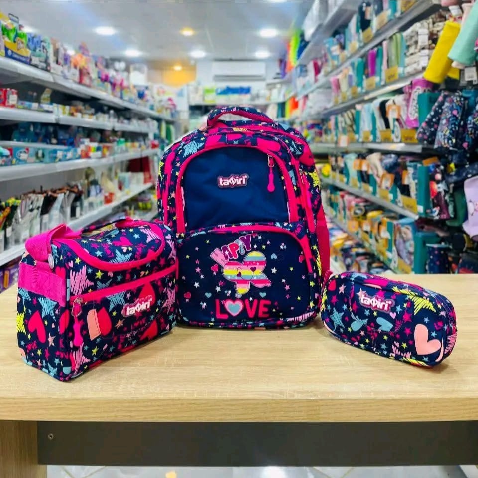 Sac à Dos fillette 3 Pièces