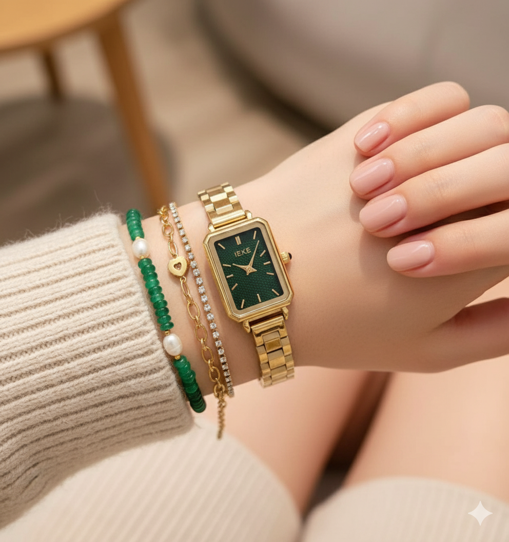 MONTRE IEKE vert classique