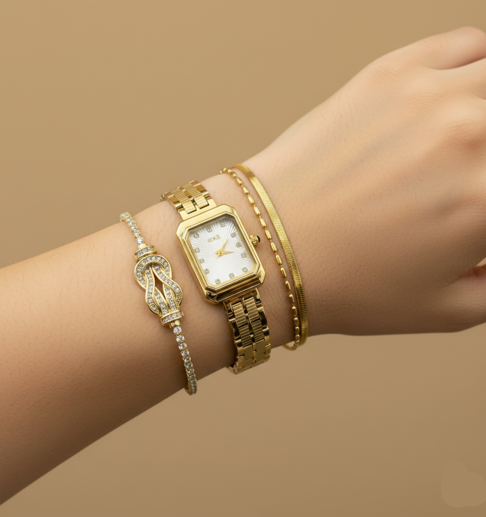 Montre IEKE Originale Femme –  Gold Royale