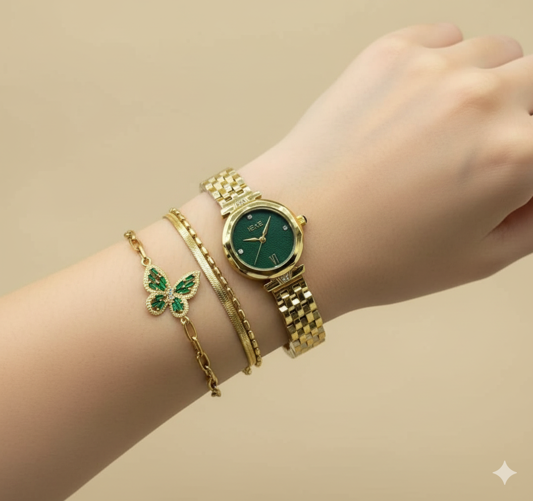 Montre IEKE Originale Femme –  Green Royal