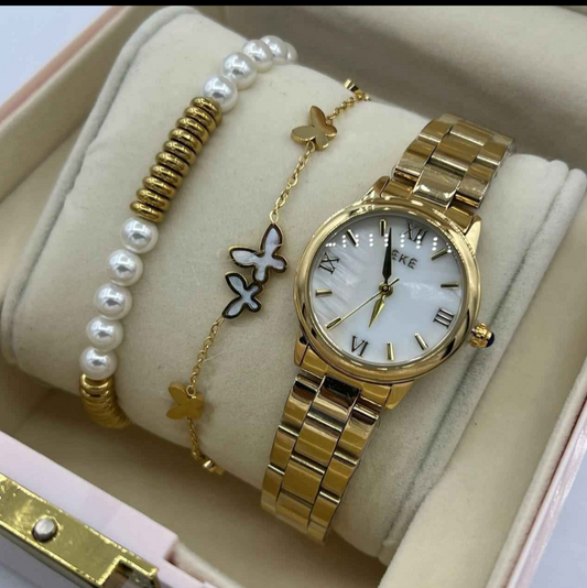 MONTRE IEKE FEMME PERLE