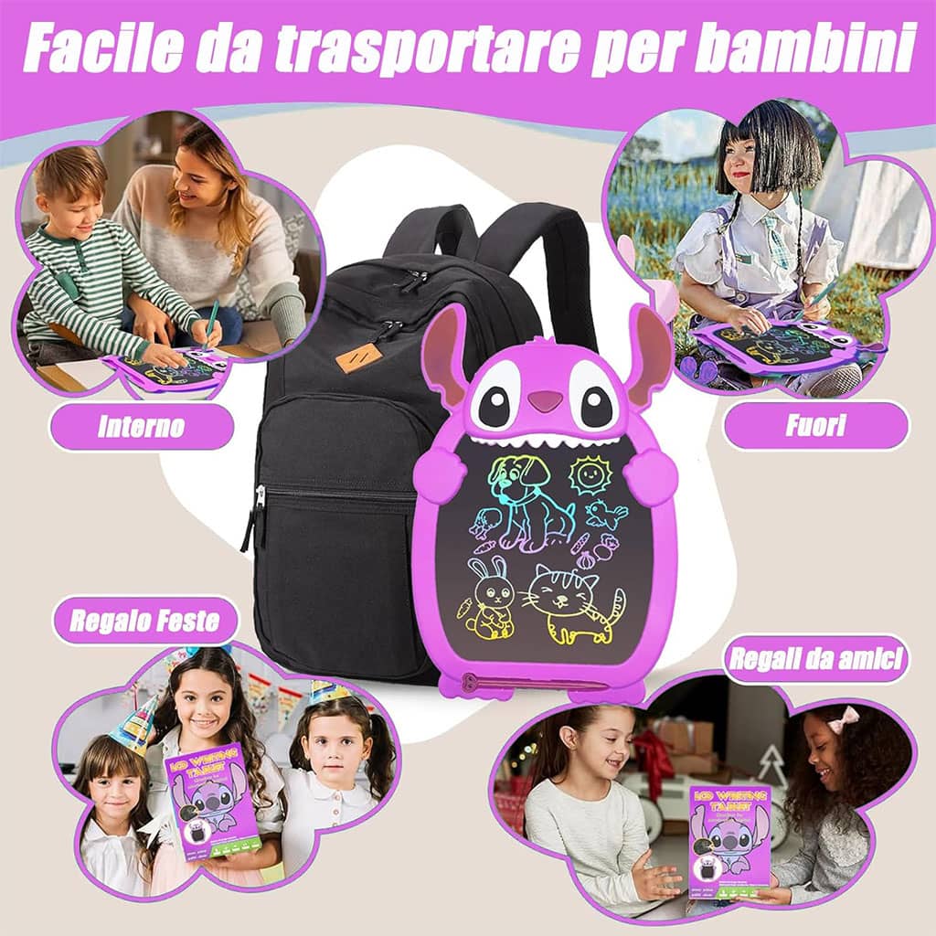 Tablette d’Écriture LCD Enfant – Modèle Stitch